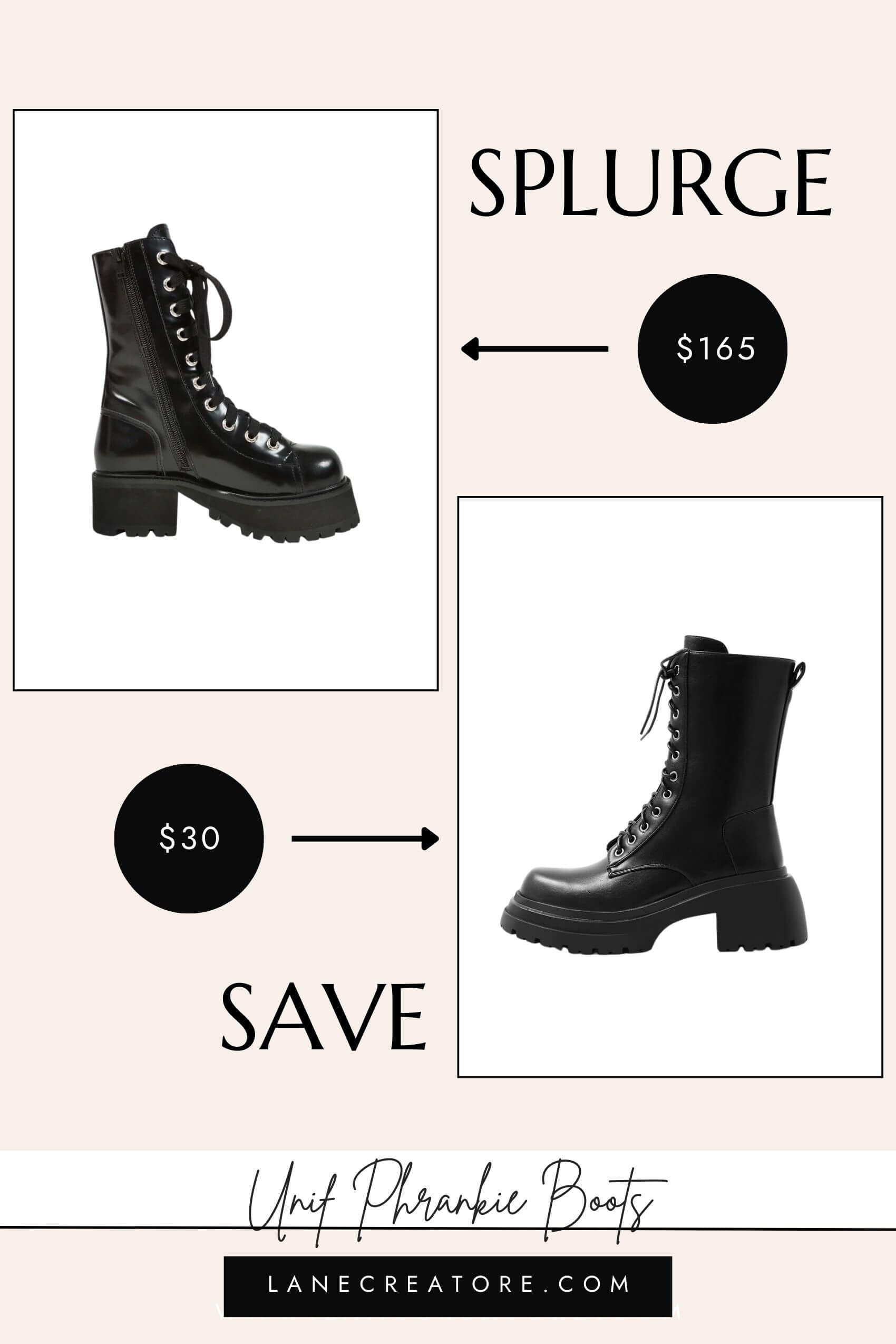 unif phrankie boot dupe