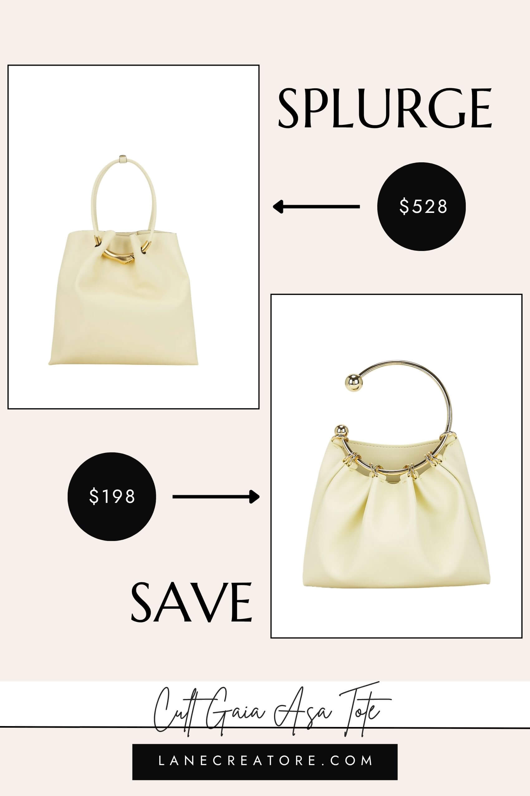 cult gaia asa tote bag dupe