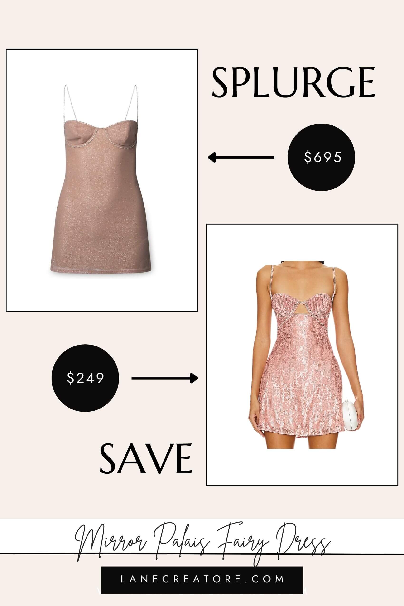 mirror palais fairy dress dupe