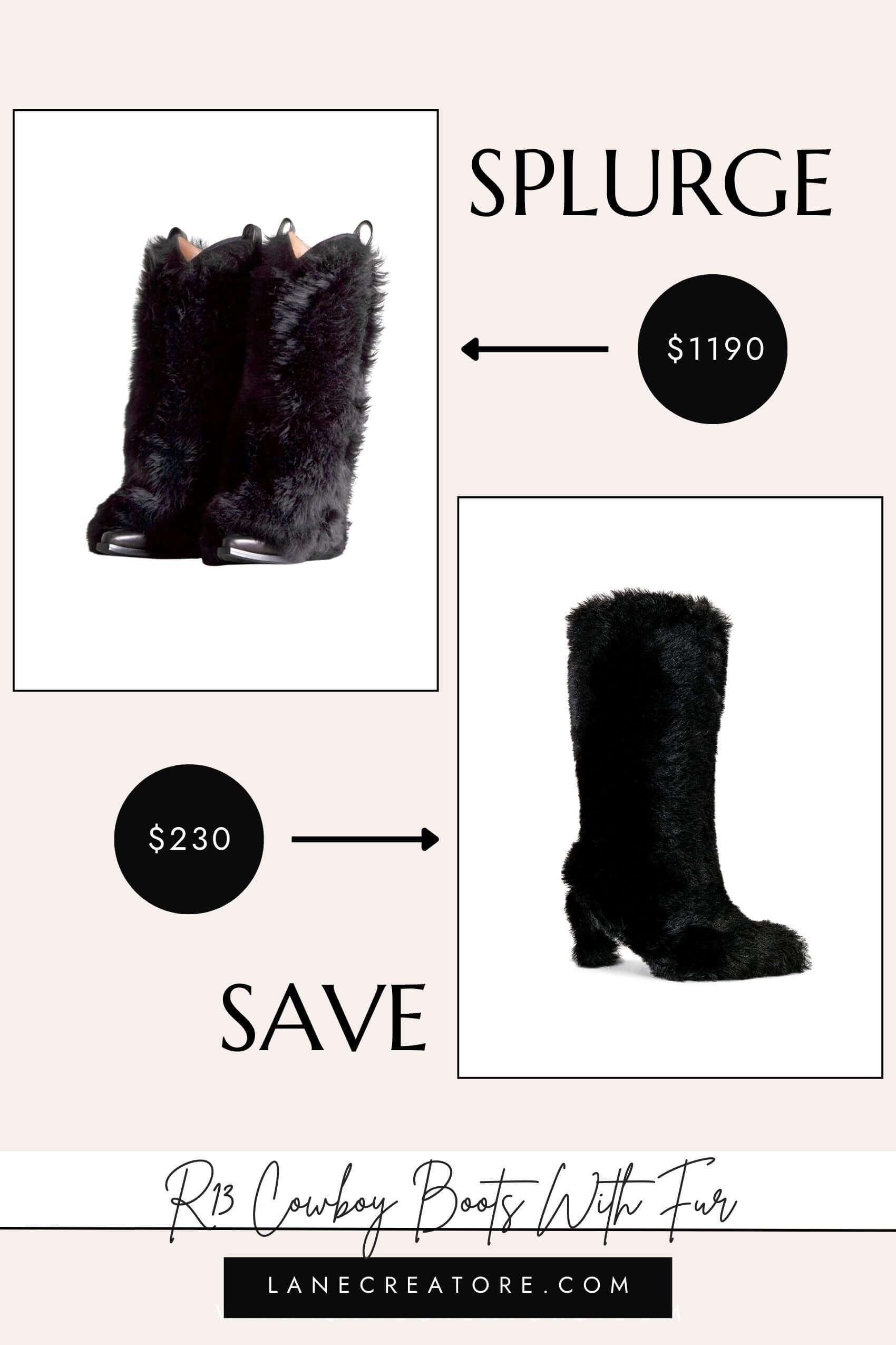 r13 fur boot dupes