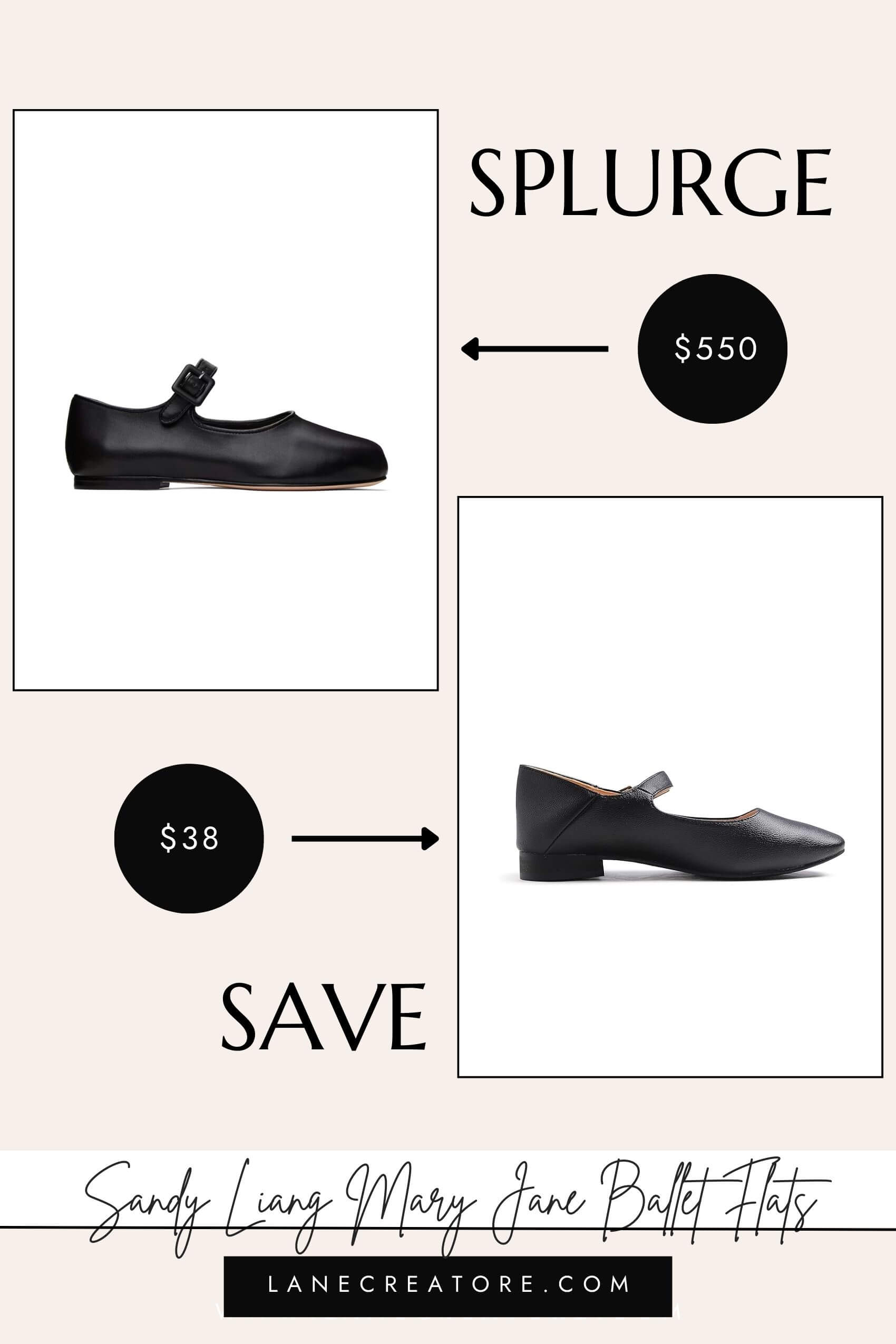 sandy liang ballet flats dupe