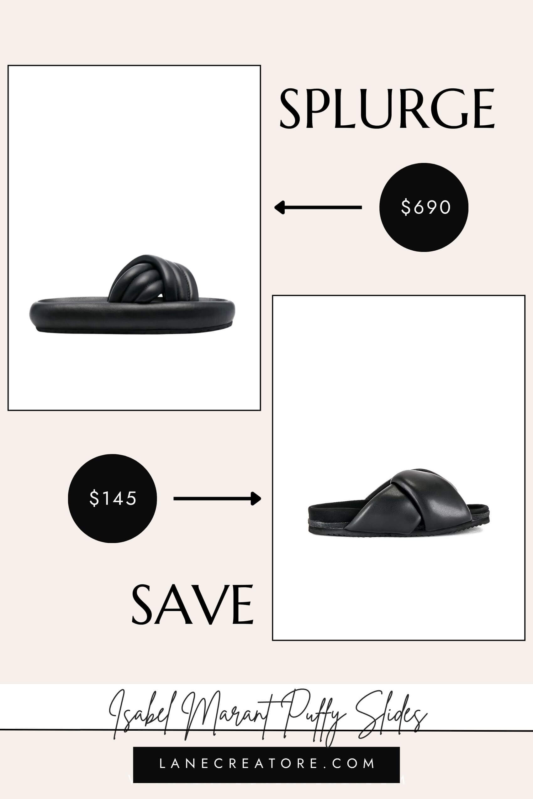 isabel marant puffy sandals dupe