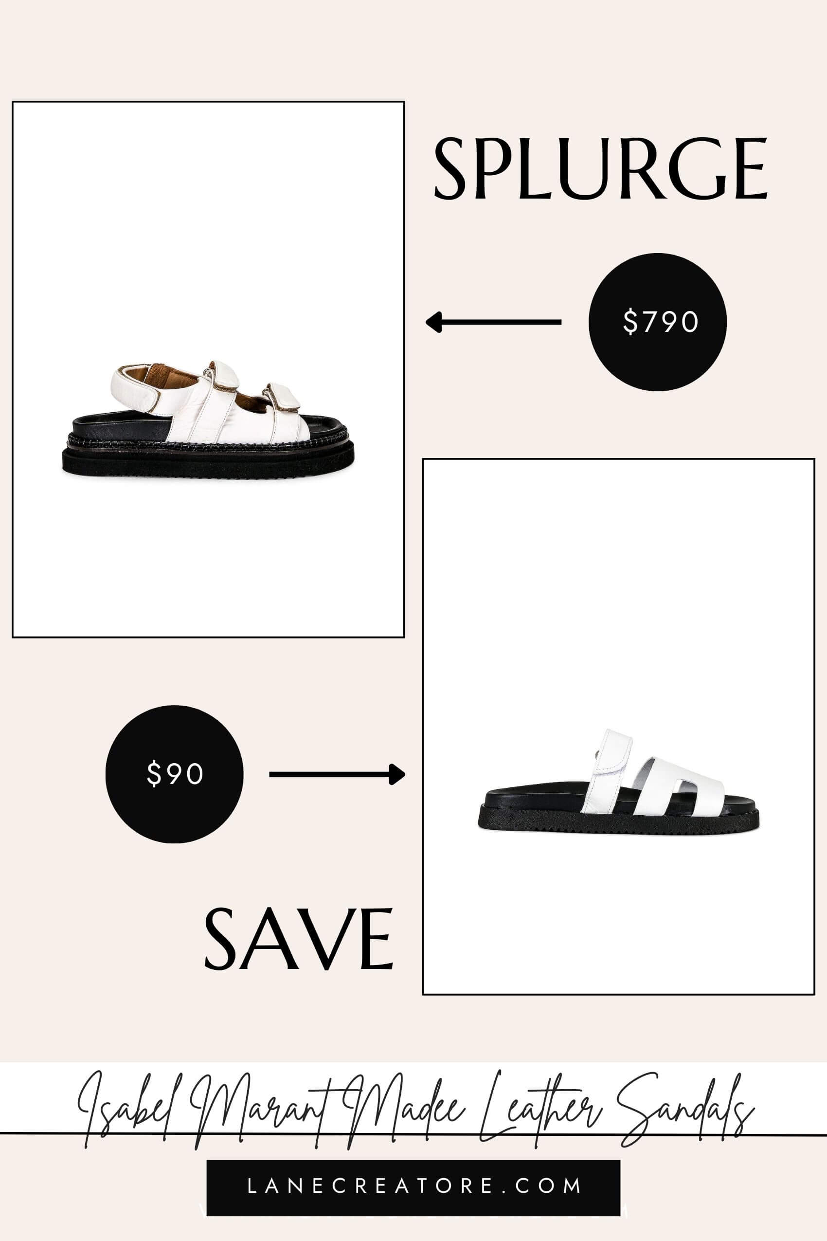 isabel marant leather sandals dupe