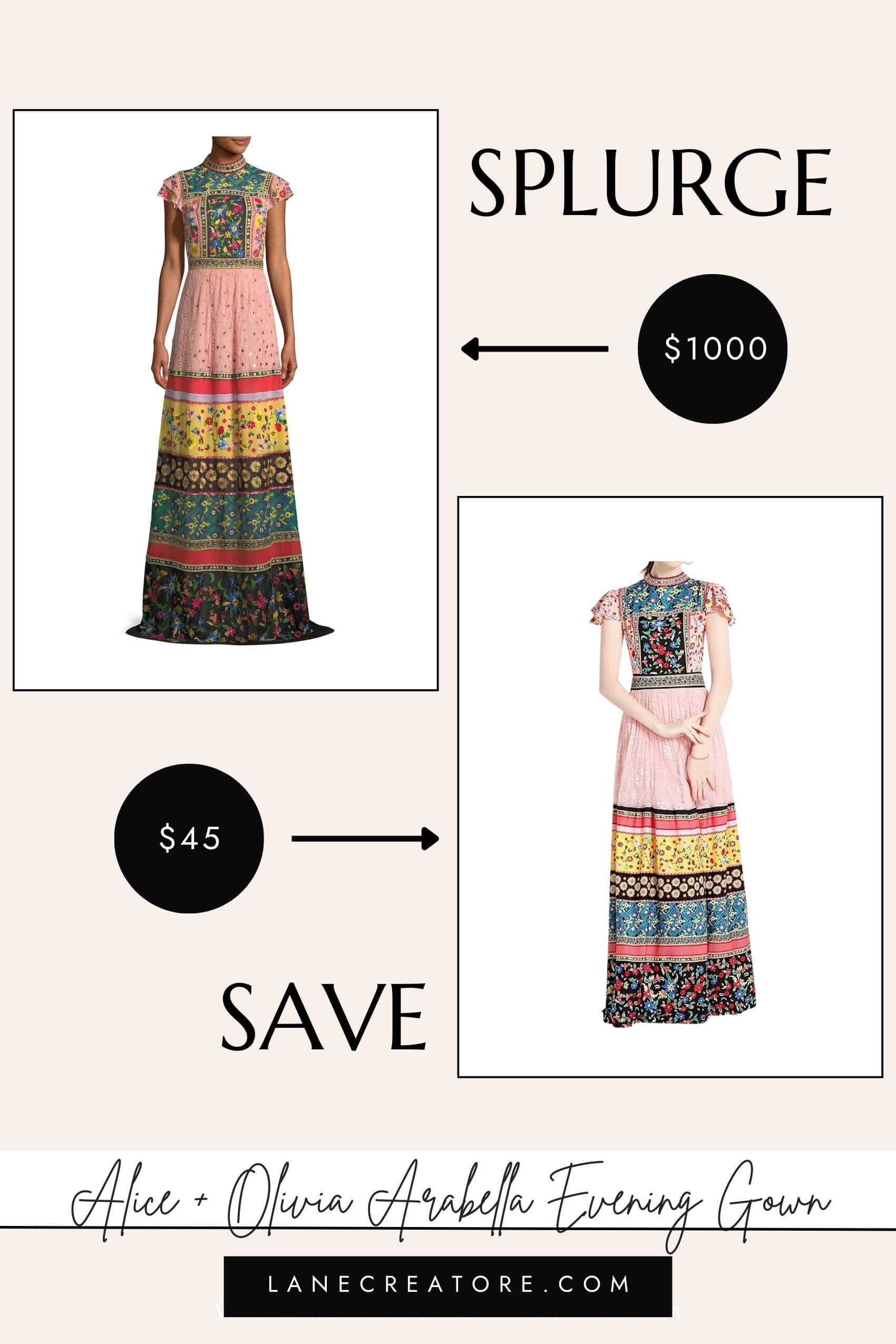 alice and olivia dress dupe amazon