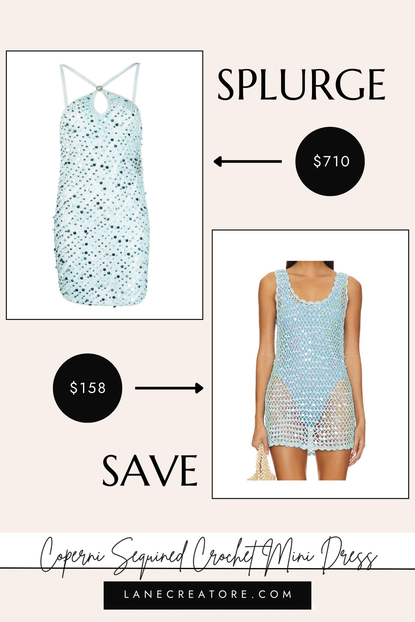 coperni mini dress dupe