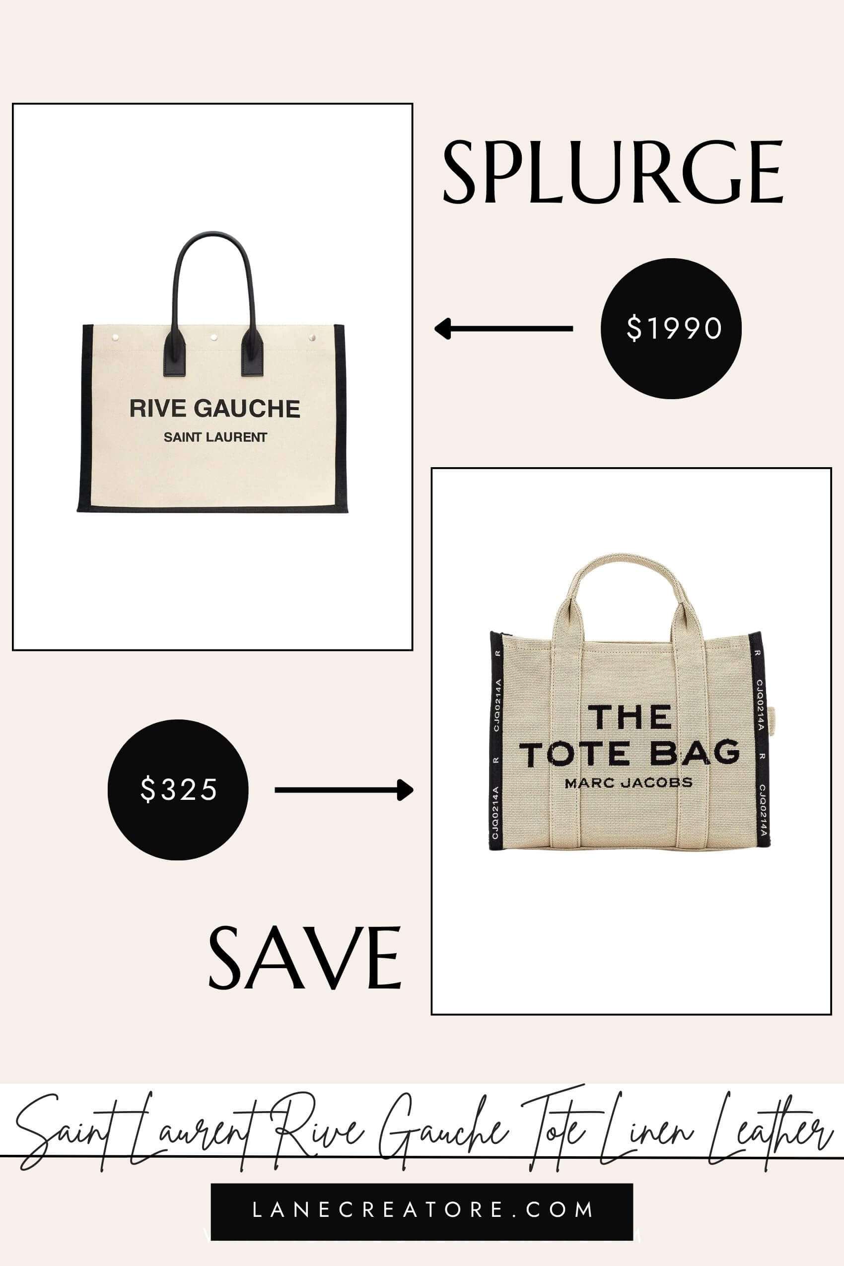 rive gauche tote dupe