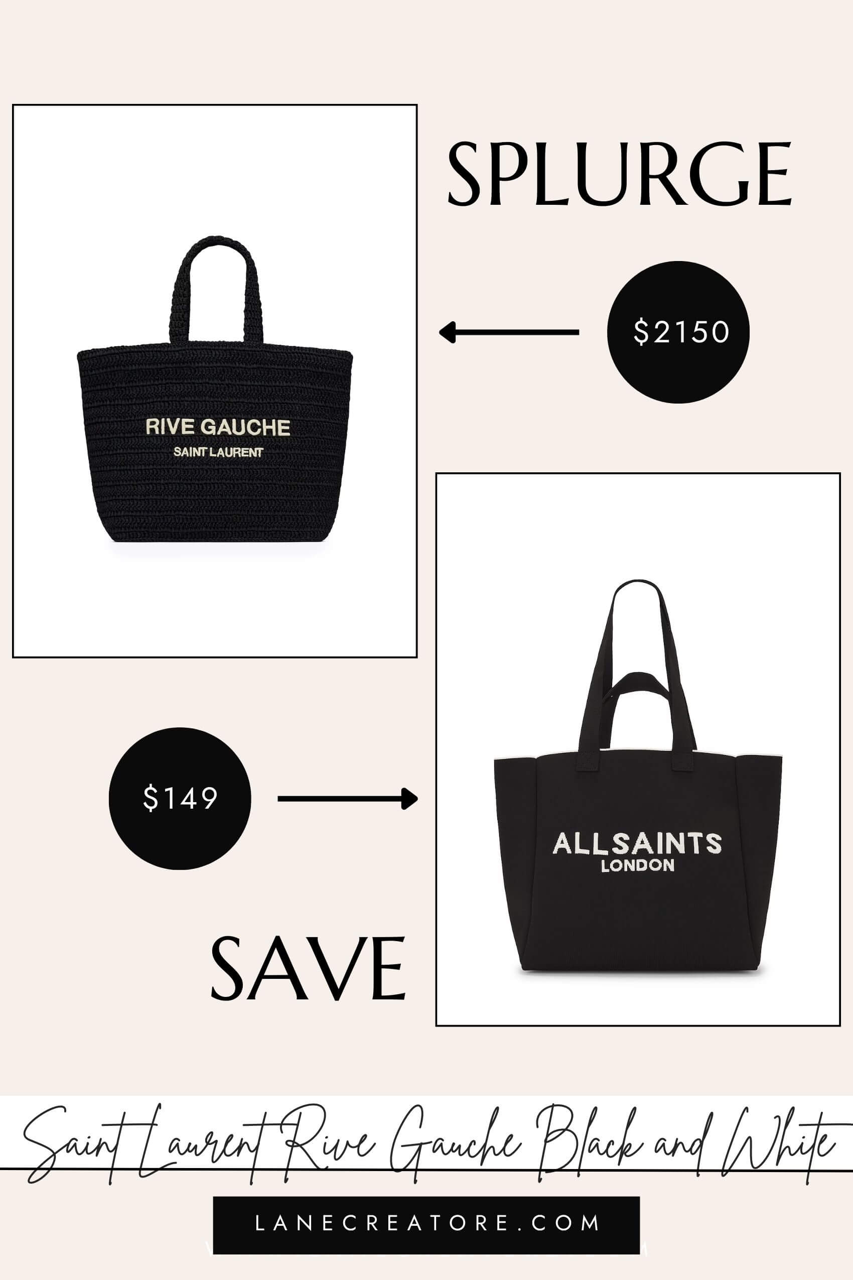 rive gauche tote dupe