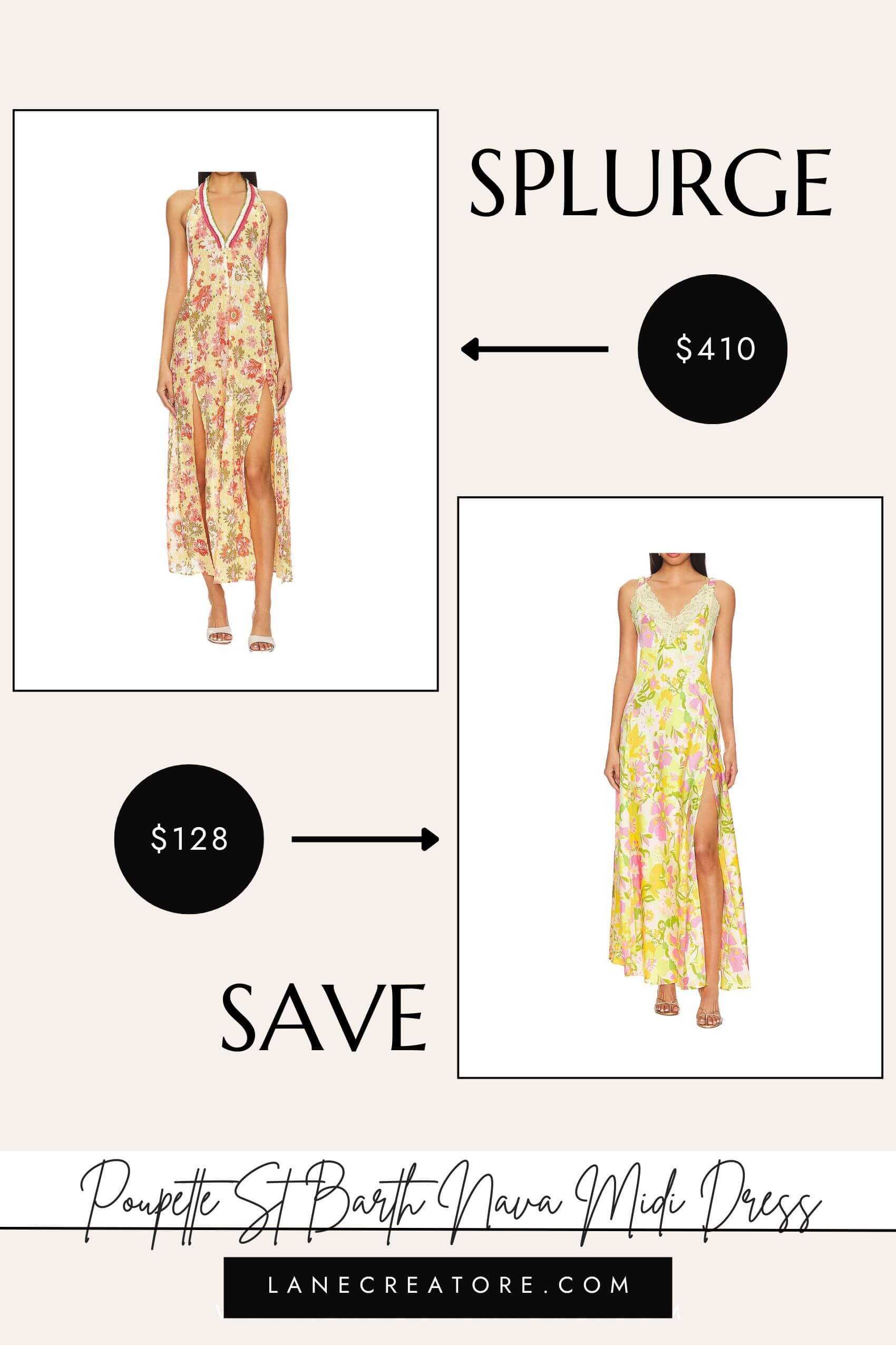 poupette st barth dress dupe