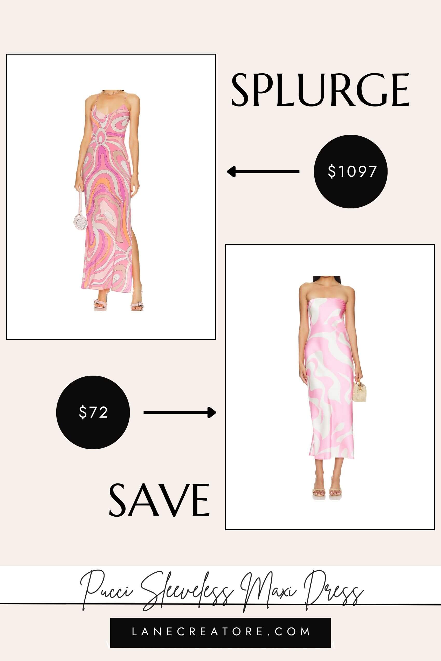 pucci wave dress dupe