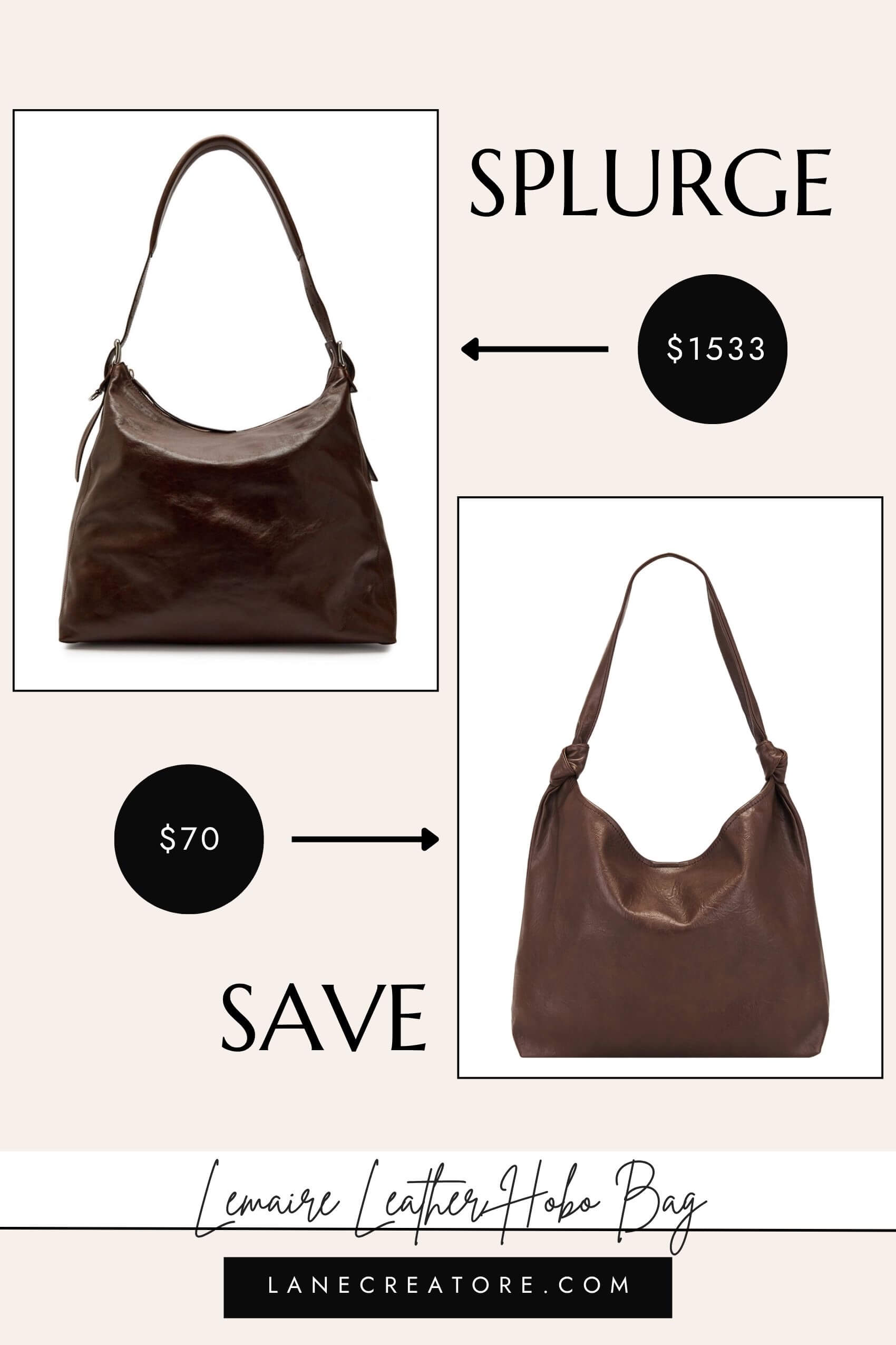 lemaire hobo bag dupe