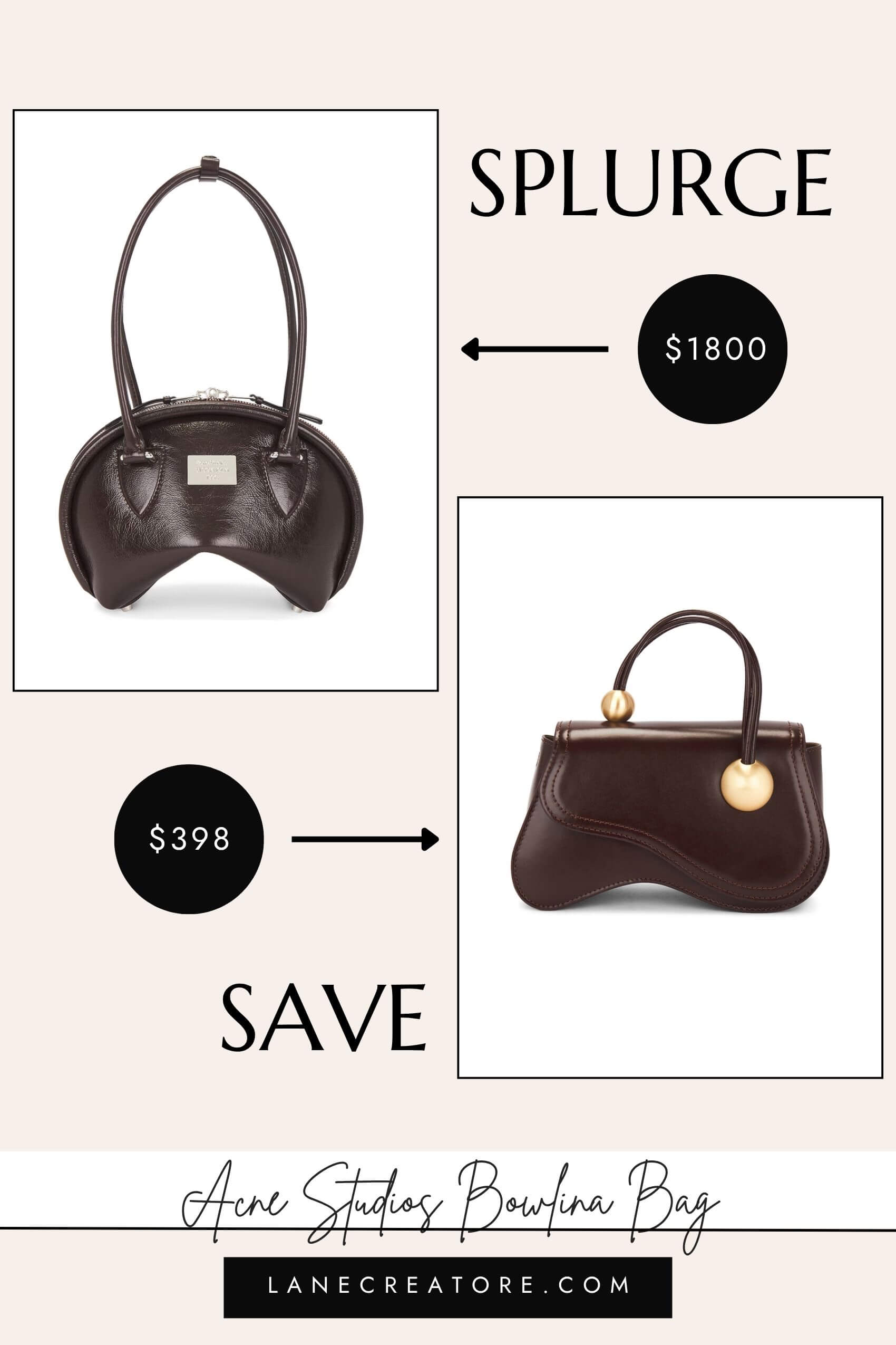 acne studios bowlina bag dupe