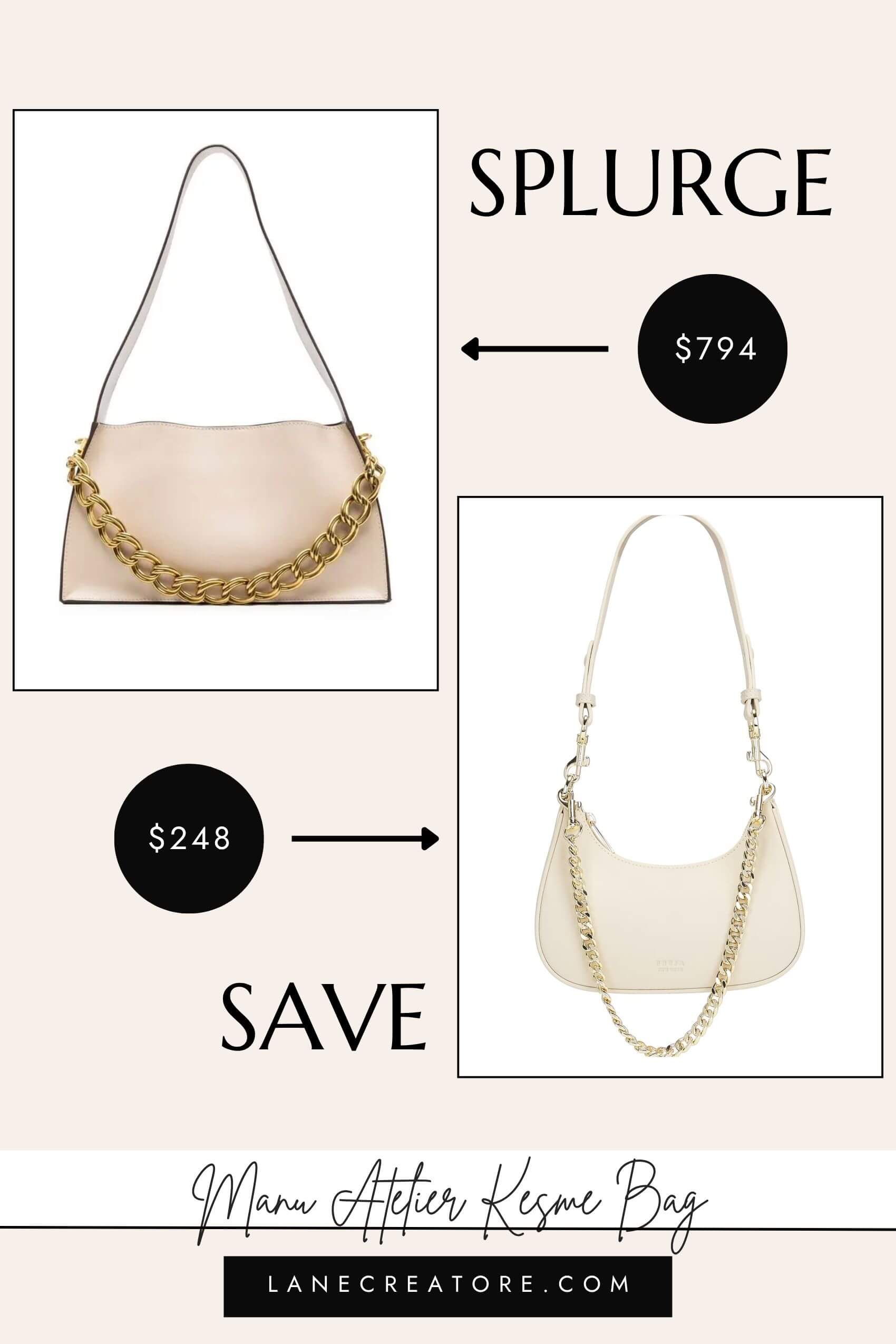 manu atelier kesme bag dupe