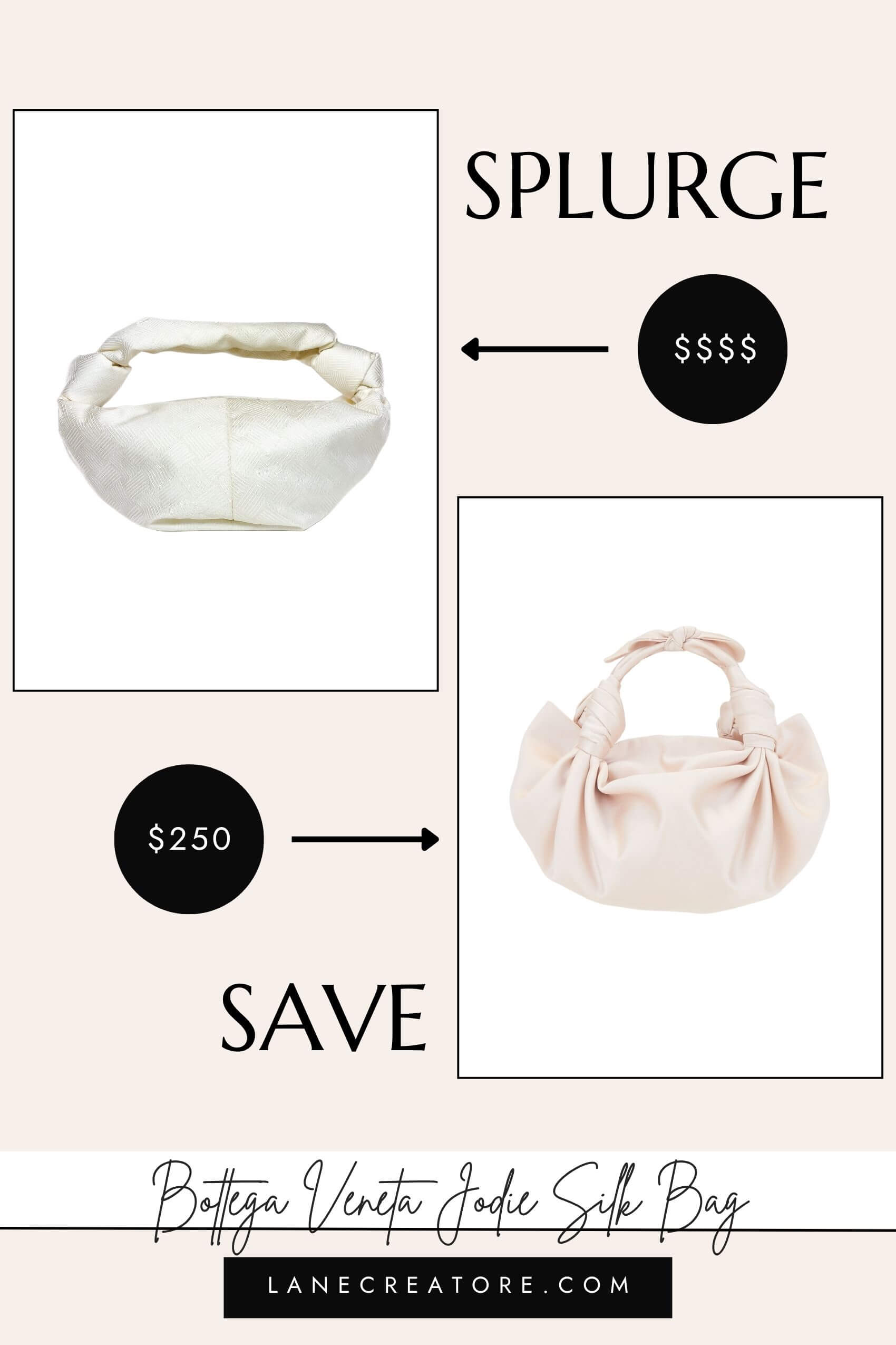 bottega veneta jodie silk bag dupe