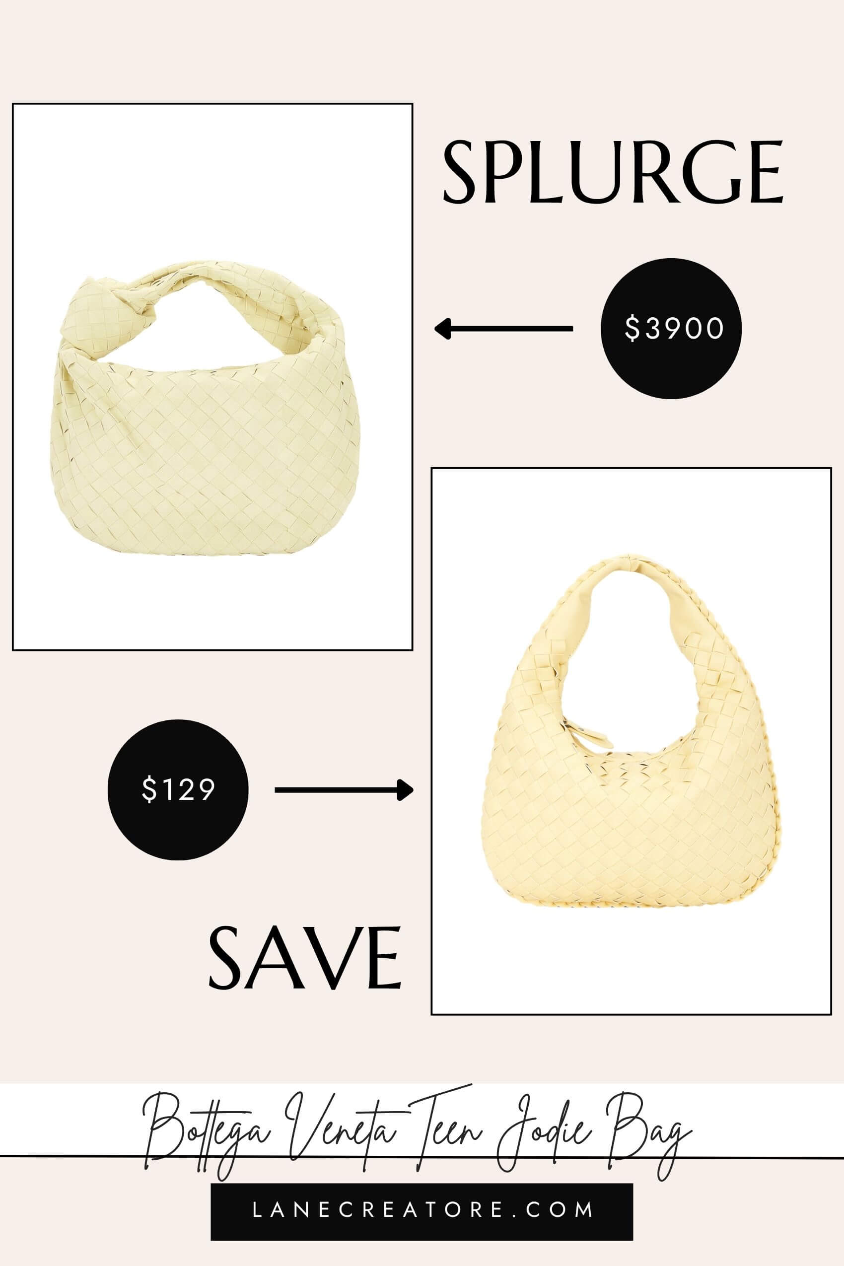 bottega veneta teen jodie bag dupe